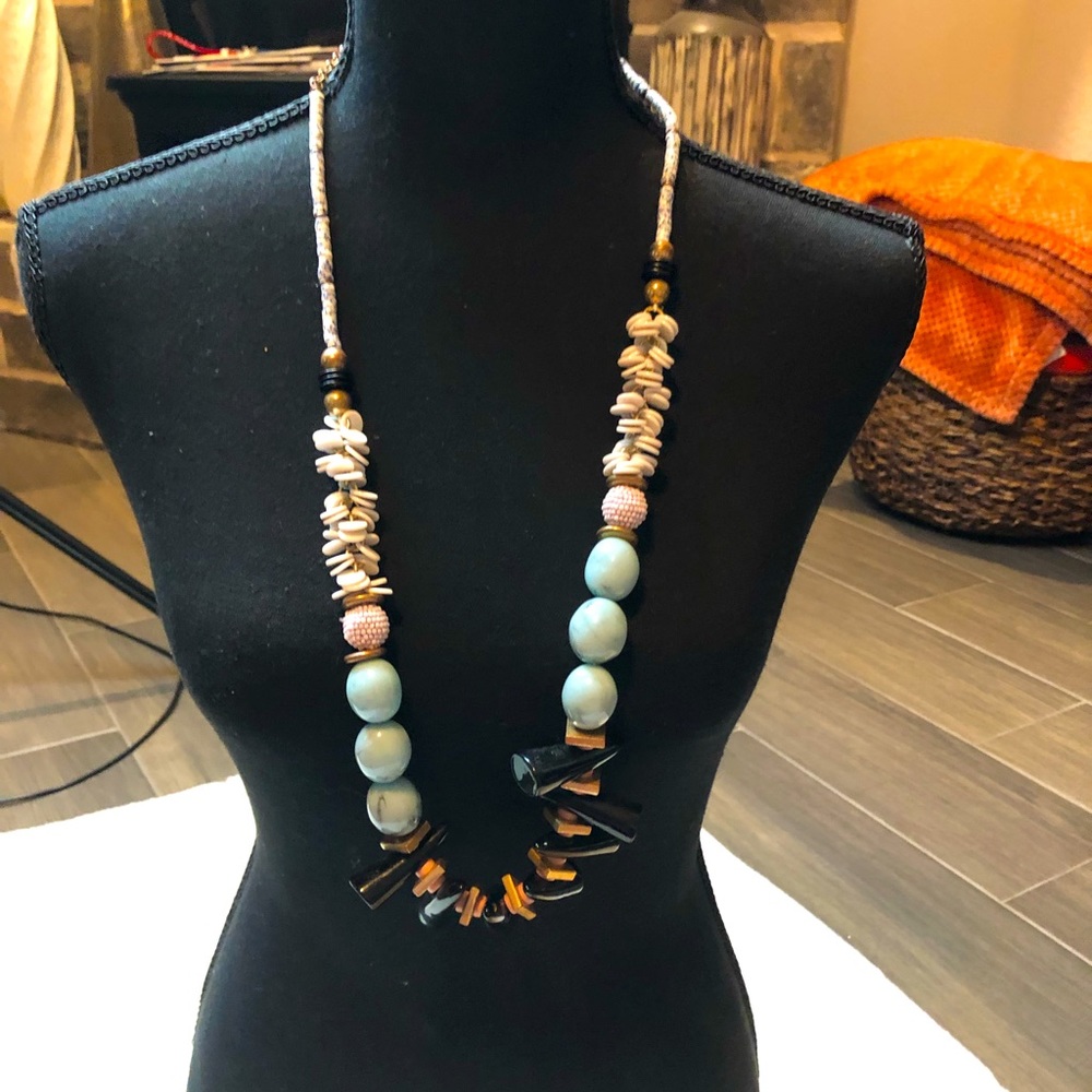 Anthropologie Stone Statement Necklace